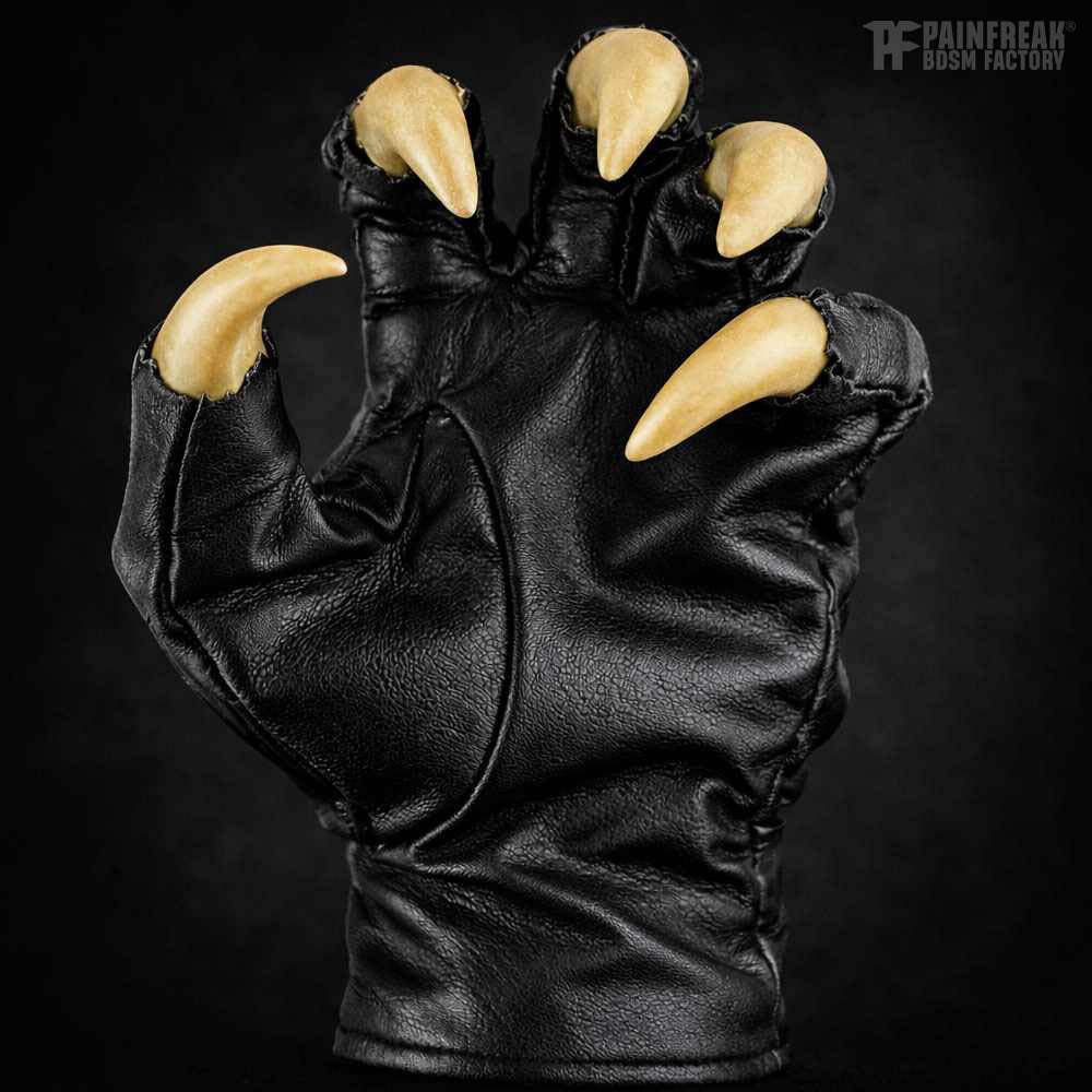 The Ultimate Claw Gloves - Rollenspiel Unisex Krallen Handschuhe aus Leder