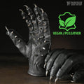 Gants de vampire - Gants unisexes en cuir avec clous et griffes